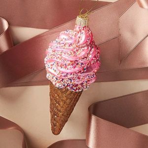 Anthropologie Vondels Ice Cream Cone Ornament